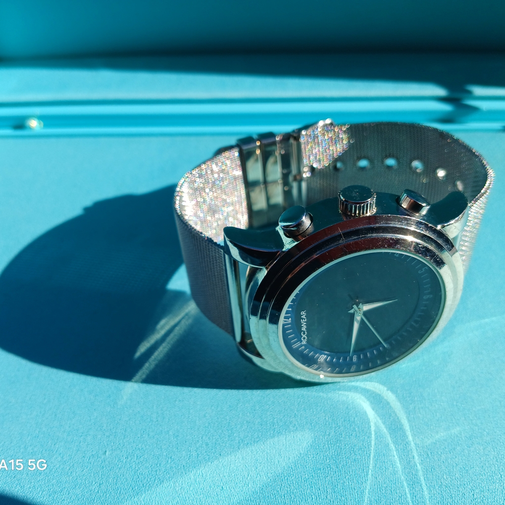 Silver Chronograph Wearable